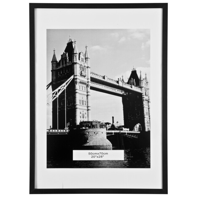 The Port. Co Gallery Black Fashion 28 x 20 inch Box Photo Frame