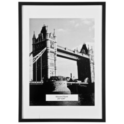 The Port. Co Gallery Black Fashion 28 x 20 inch Box Photo Frame