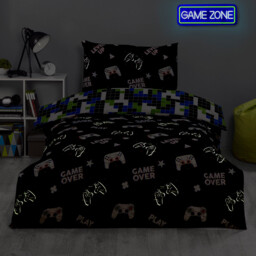 Gamer Duvet Set - Black - thumbnail 3