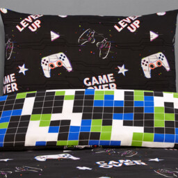 Gamer Duvet Set - Black - thumbnail 2