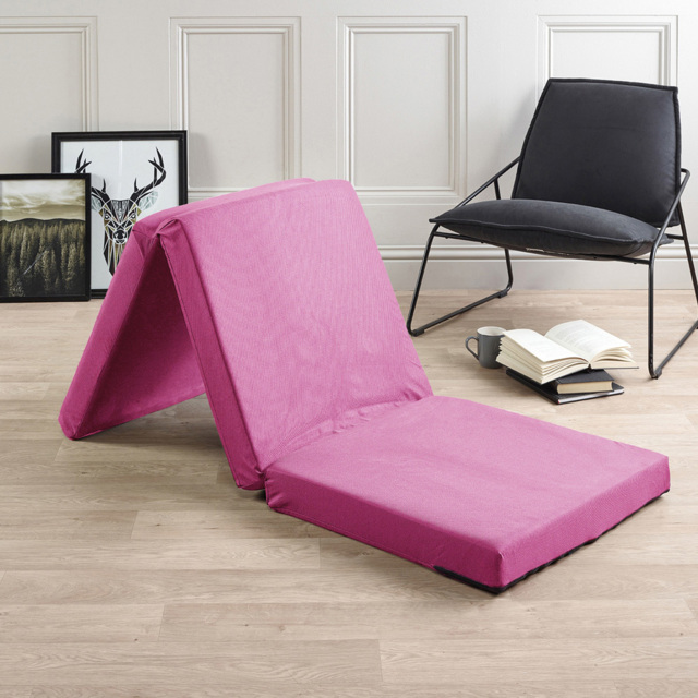 Visco Therapy Pink Single Folding Futon Z Bed Mattress - image 1