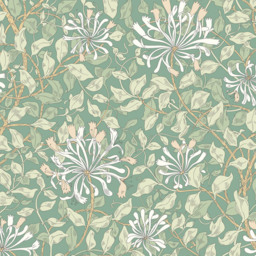 Origin Murals Honeysuckle Green Wall Mural - thumbnail 2
