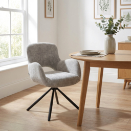 Blaine Grey Swivel Chair - thumbnail 4
