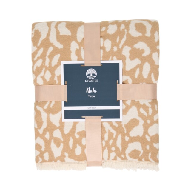 Nala Woven Throw Natural - image 1
