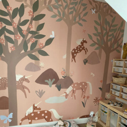 Grandeco Roomblush Unicorn 6 Lane Wall Mural - thumbnail 4