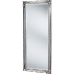 Yearn Silver French Style Carved Full Length Bevelled Mirror 166 x 75cm - thumbnail 1