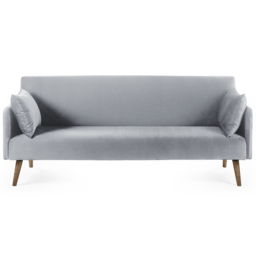 Julian Bowen Andi Grey Fabric 3 Seater Sofa Bed - thumbnail 4