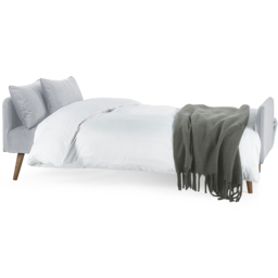 Julian Bowen Andi Grey Fabric 3 Seater Sofa Bed - thumbnail 2