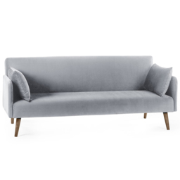 Julian Bowen Andi Grey Fabric 3 Seater Sofa Bed - thumbnail 3