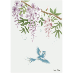 Laura Ashley Rowsham Garden White Frame Wall Art 50 x 70cm - thumbnail 4
