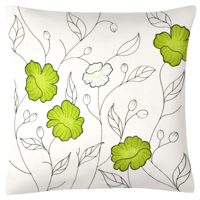 Intimates Arial Lime Filled Cushion 56 x 56cm 2 Pack - image 1