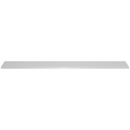 Homebase 120cm Matt White Melamine Shelf 2 Pack - thumbnail 4