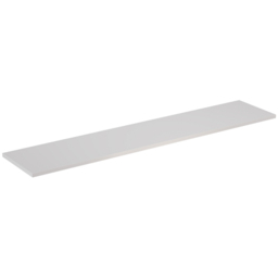 Homebase 120cm Matt White Melamine Shelf 2 Pack - thumbnail 3