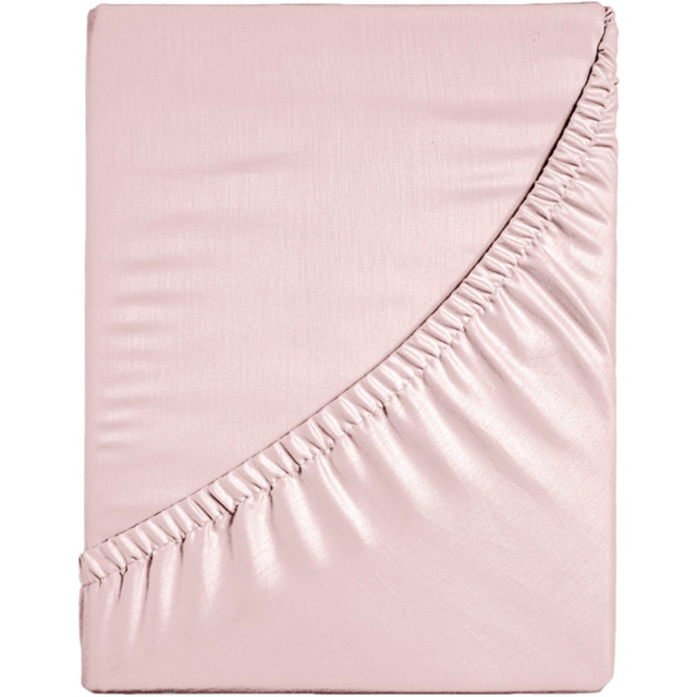 Velosso Microfibre Pink Double Fitted Sheet - image 1