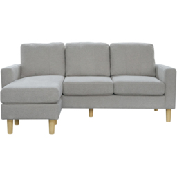 Aspire Grey Reversible Chaise Pad Compact Sofa - thumbnail 3