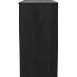 Crowndale Harlequin 4 Drawer Black Ash Vanity Dressing Table Ready Assembled - thumbnail 4