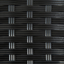 Outsunny Rattan Side Table Black - thumbnail 4