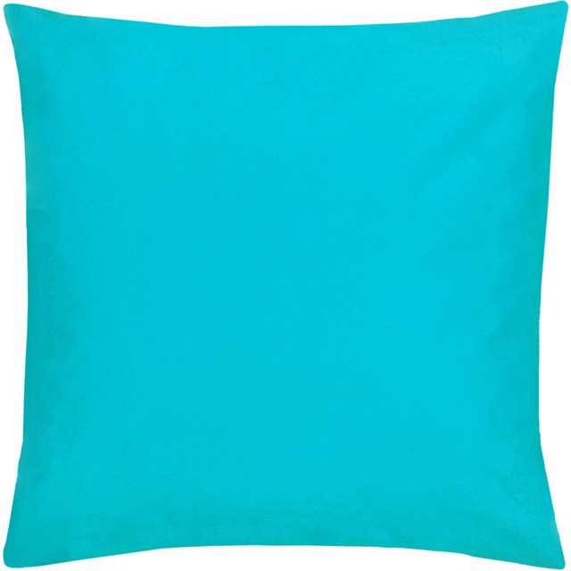 furn. Wrap Outdoor Aqua Polyester Filled Cushion 43 x 43cm - image 1