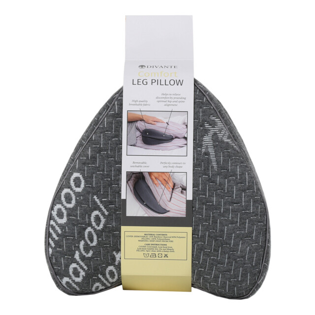 Divante Comfort Charcoal Fabric Foam Leg Pillow