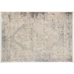Origins Blue and Grey Vintage Medallion Rug 80 x 150cm - thumbnail 1