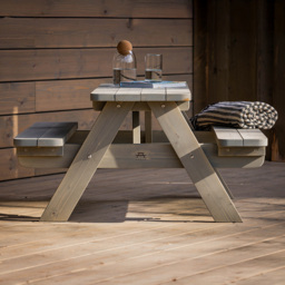 AMATA Ungurs Children Mini Picnic Table Grey - thumbnail 1