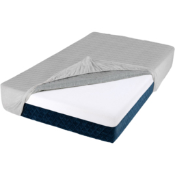 Costway Grey Twin Size Luxury Super Soft Velvet Mattress Protector