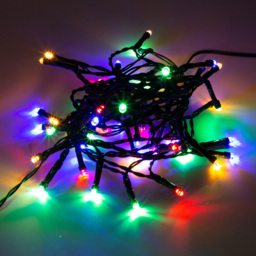 GardenKraft 50 Bulbs Multicolour LED Solar String Light