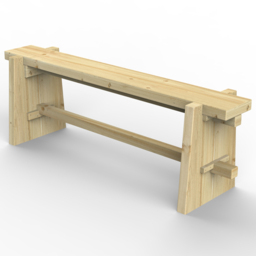 Forest Garden Sleeper Pew Bench - thumbnail 2