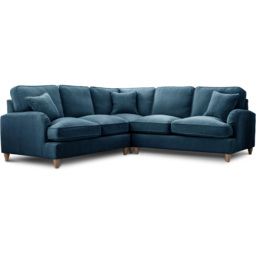 The Vienna 5 Seater Navy Corner Sofa - thumbnail 2