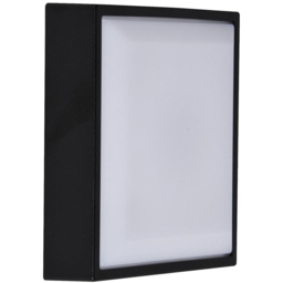 Nordlux Oliver Square Black Outdoor Wall Light with Replaceable Covers