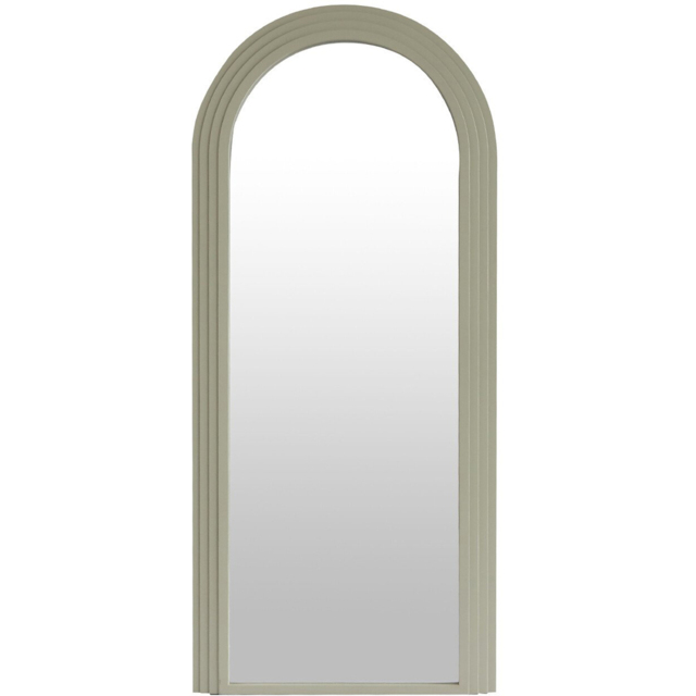 Evie Sage Ridged Arch Full Length Lean To Mirror 180 x 80cm - image 1