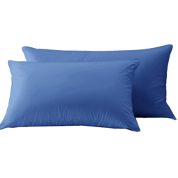 Velosso Microfibre French Blue Pillowcase 2 Pack