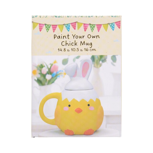 Paint Your Own Chick Mug Kit White - image 1