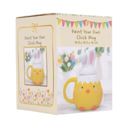 Paint Your Own Chick Mug Kit White - thumbnail 2
