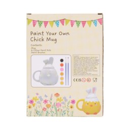 Paint Your Own Chick Mug Kit White - thumbnail 3
