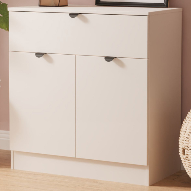 Crowndale Bora 2 Door Single Drawer Matt Kashmir Sideboard Ready Assembled - image 1