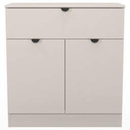 Crowndale Bora 2 Door Single Drawer Matt Kashmir Sideboard Ready Assembled - thumbnail 2