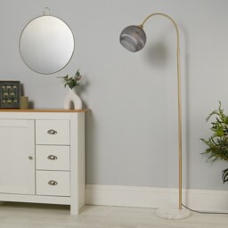 Naomi Floor Lamp - Grey - thumbnail 3