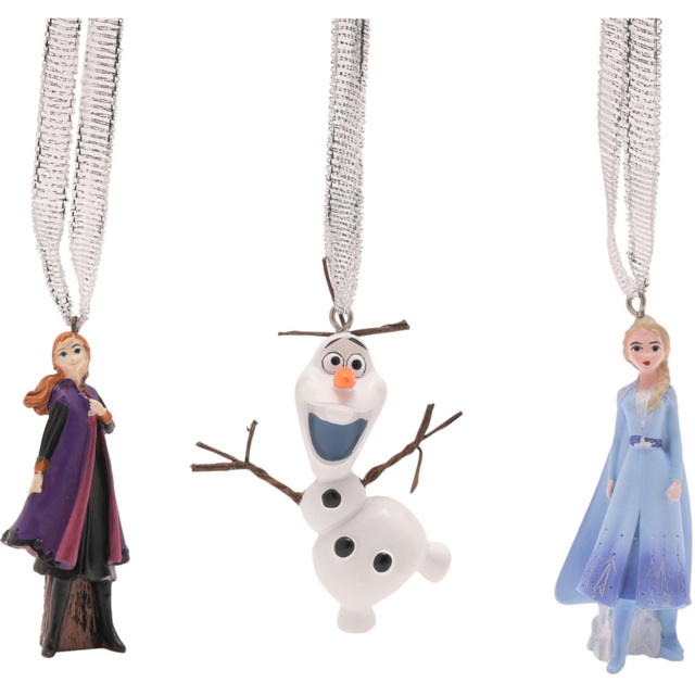 Disney Frozen Christmas Tree Ornaments 3 Pack - image 1