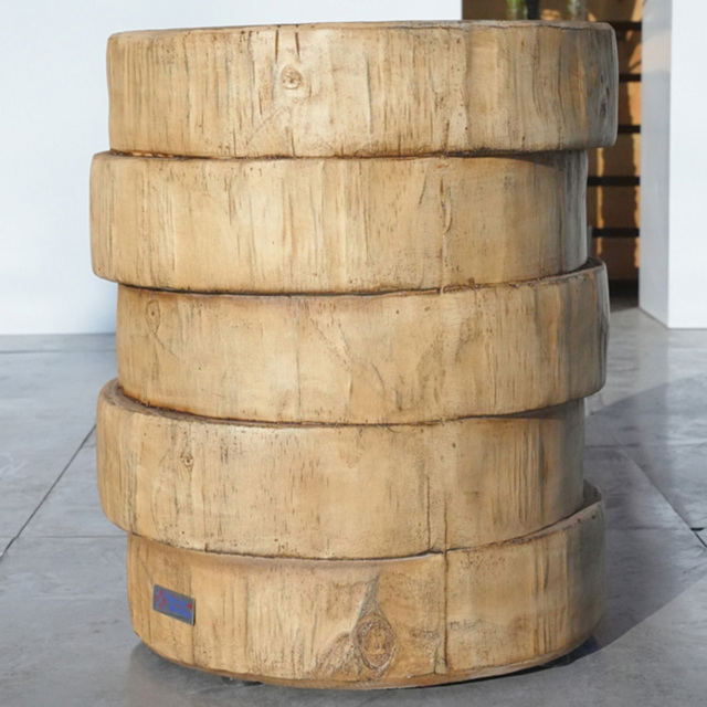 Direct Wicker Round Wooden Side Table - image 1