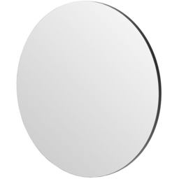 Yearn Simple Black Round Wall Mirror 70cm