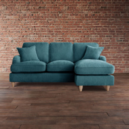 The Vienna 3 Seater Emerald Right Hand Chaise Sofa - thumbnail 3