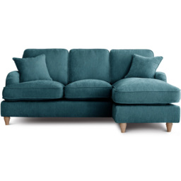 The Vienna 3 Seater Emerald Right Hand Chaise Sofa - thumbnail 2