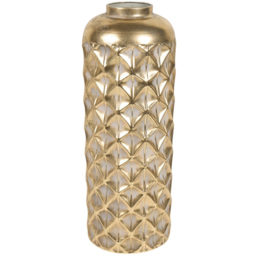 Maya Tall Metal Vase Gold - thumbnail 1