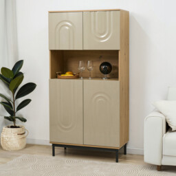 Phoebe Storage Cabinet Beige - thumbnail 1