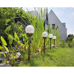 Luxform Mambo Black Pearl LED Garden Solar Spike Light 12 Pack - thumbnail 4
