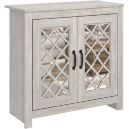 GFW Tiverton 2 Door Dusty Grey Shoe Cabinet - thumbnail 3