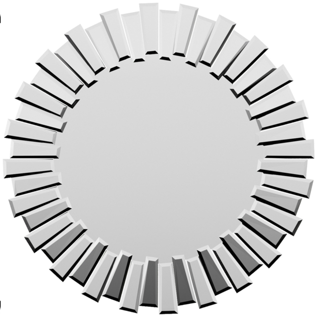 Comfy Living 3D Sunburst Round Mirror 60cm - image 1