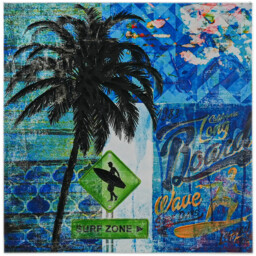Surf Zone Canvas - Blue