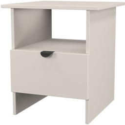 Crowndale Bora Single Drawer Single Shelf Matt Kashmir Lamp Table Ready Assembled - thumbnail 4